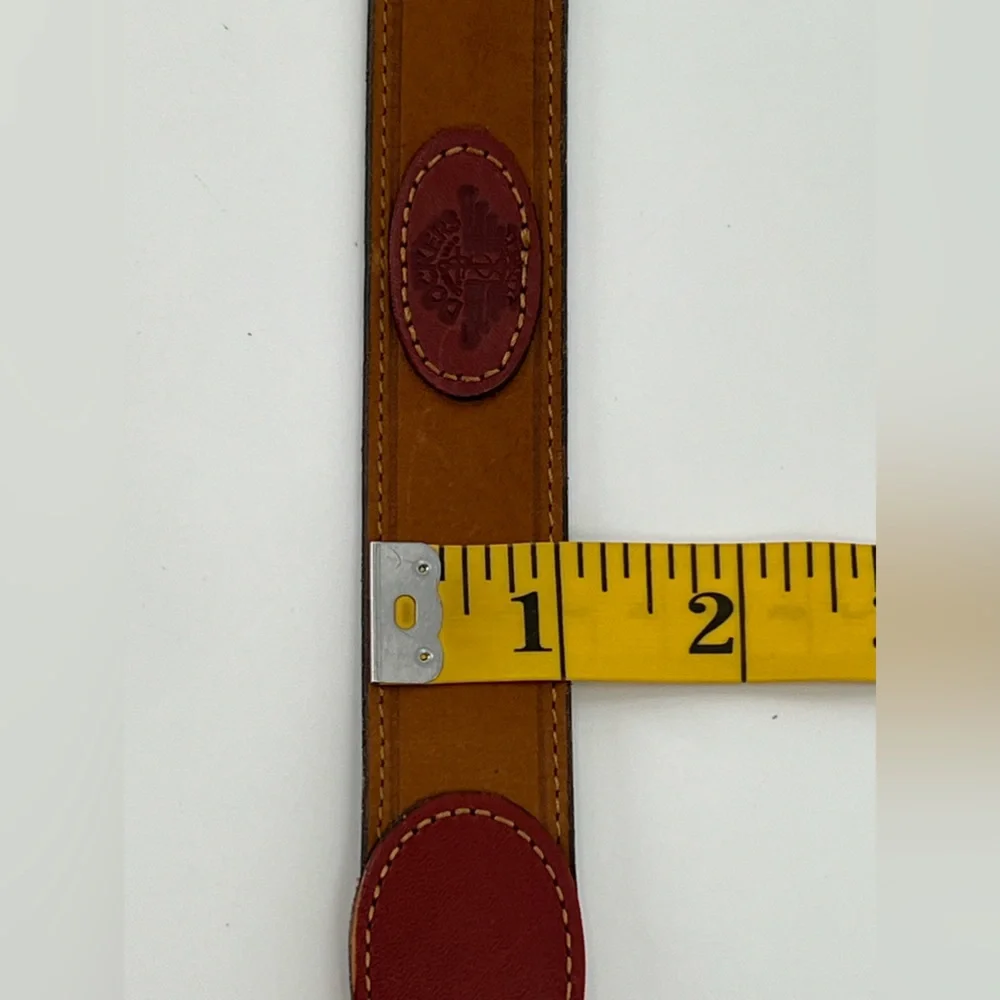 Dockers 2 Tone Brown / Tan Leather Belt 38‎